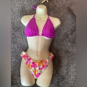 Shade & Shore Top Wild fable bottoms  Pink Floral Bikini